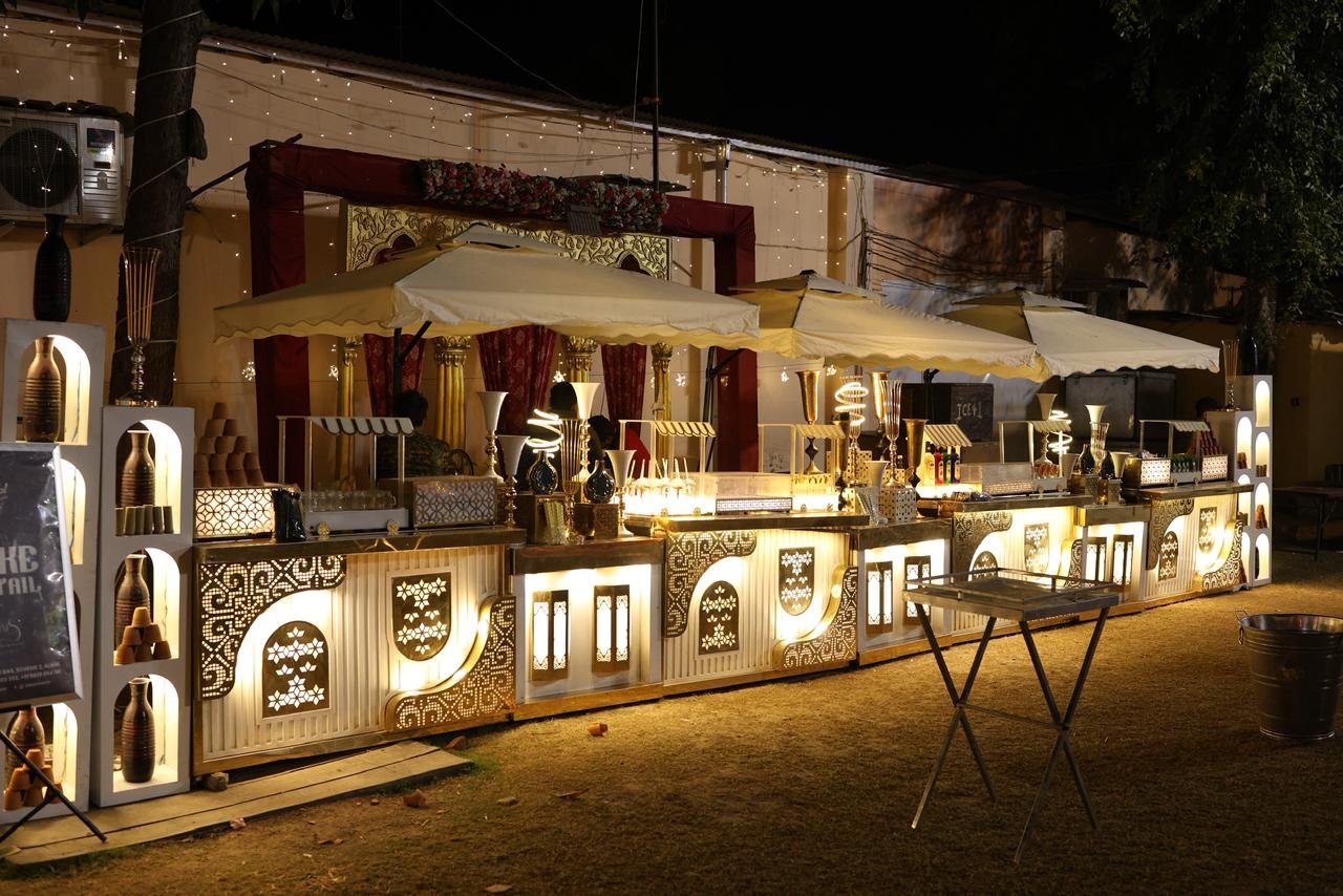 Candlelit Dinner Setup