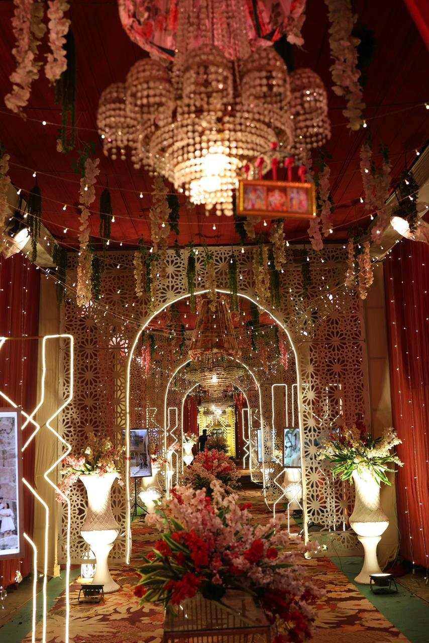 Floral Stage Décor